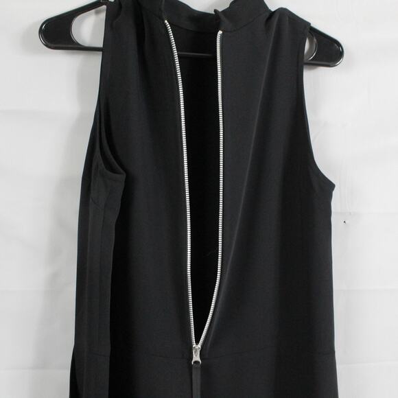 Roucha Jumpsuit Womens 4 A Wide Leg Mock Neck Sleeveless Minimalist Quiet Luxury - Picture 6 of 14